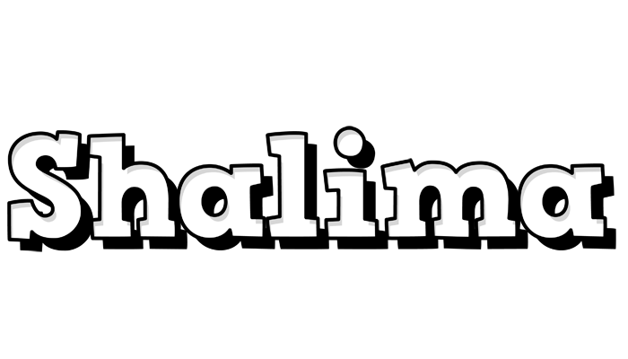 Shalima snowing logo