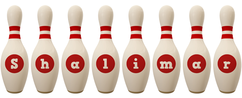 Shalimar bowling-pin logo