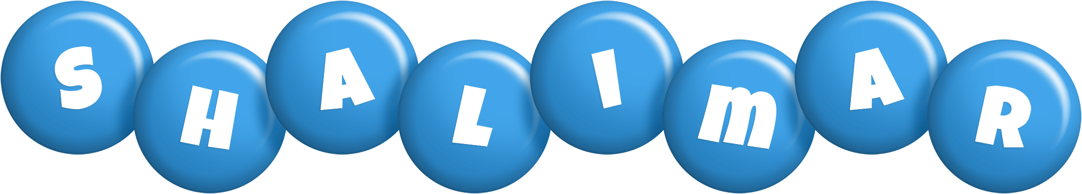 Shalimar candy-blue logo