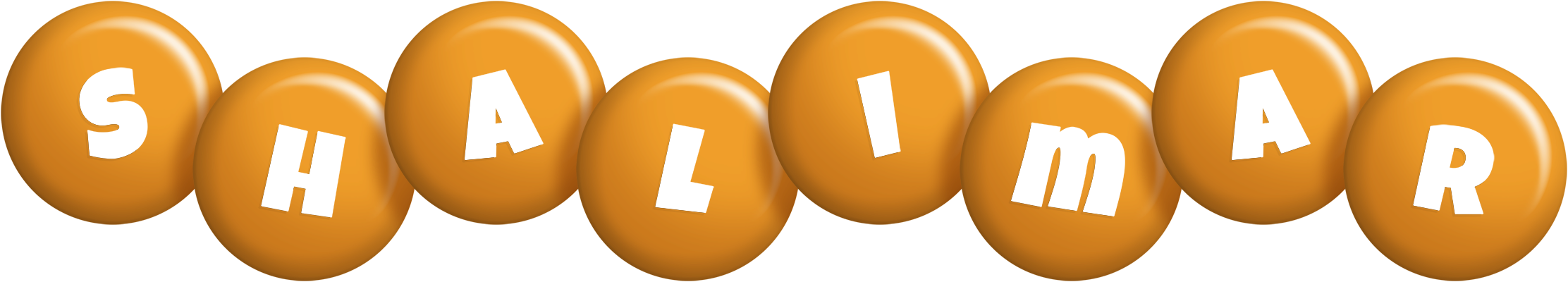 Shalimar candy-orange logo