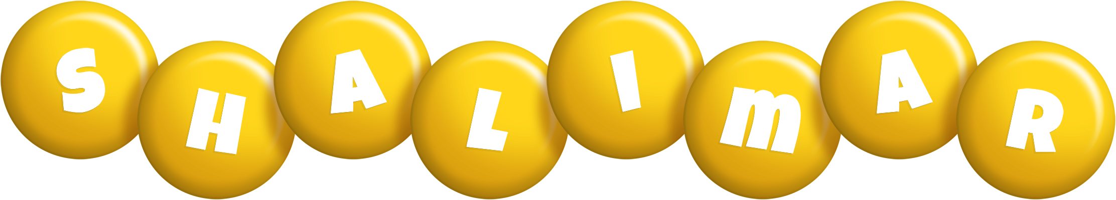 Shalimar candy-yellow logo
