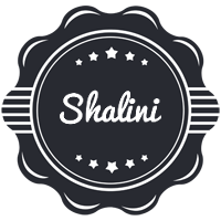 Shalini badge logo