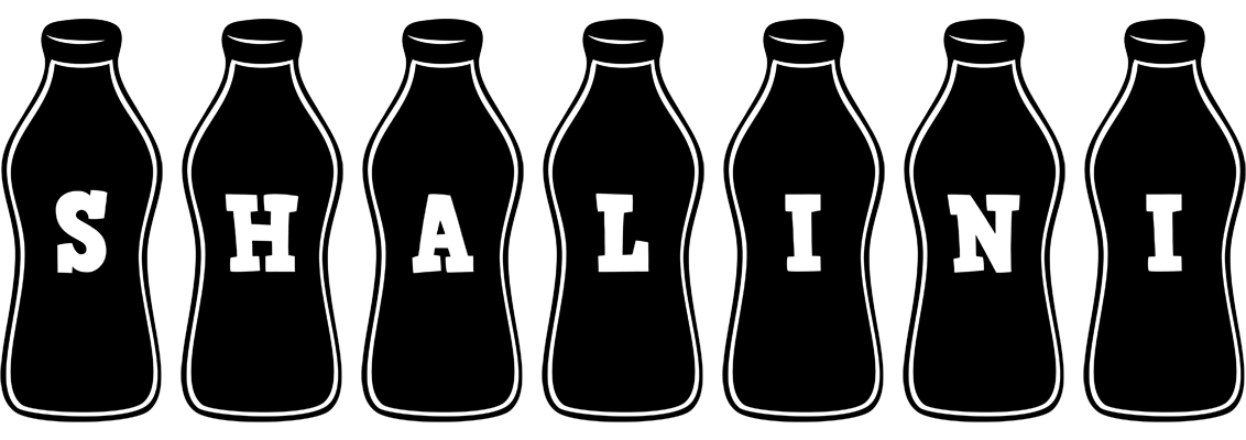 Shalini bottle logo