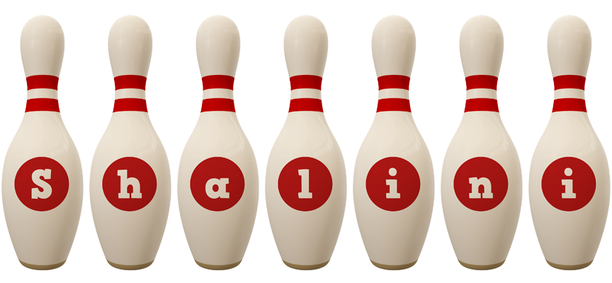 Shalini bowling-pin logo