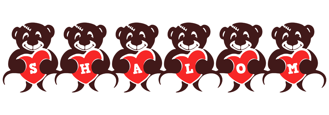 Shalom bear logo