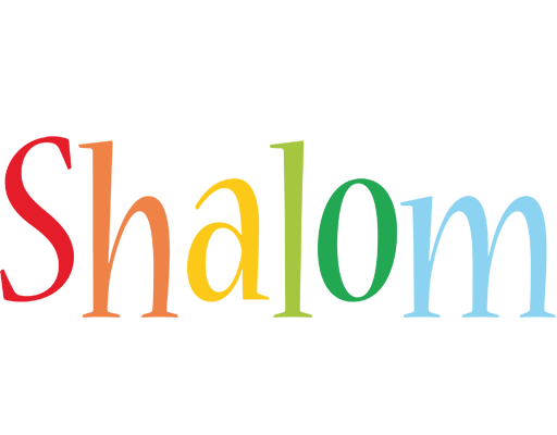 Shalom birthday logo