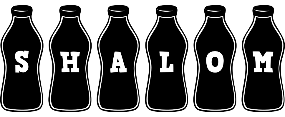 Shalom bottle logo
