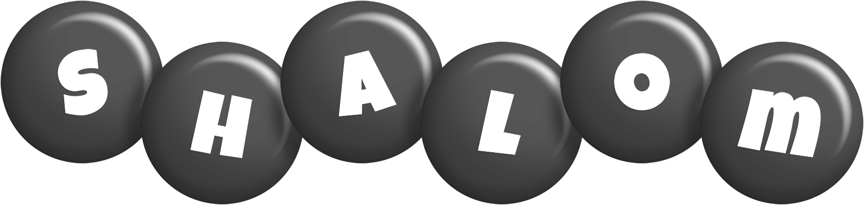 Shalom candy-black logo