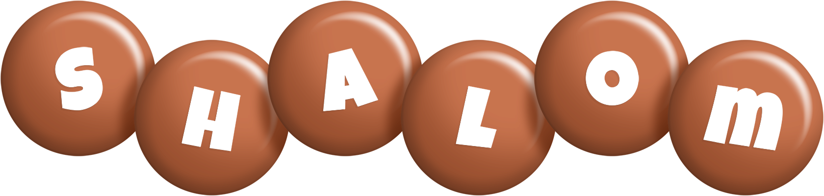 Shalom candy-brown logo