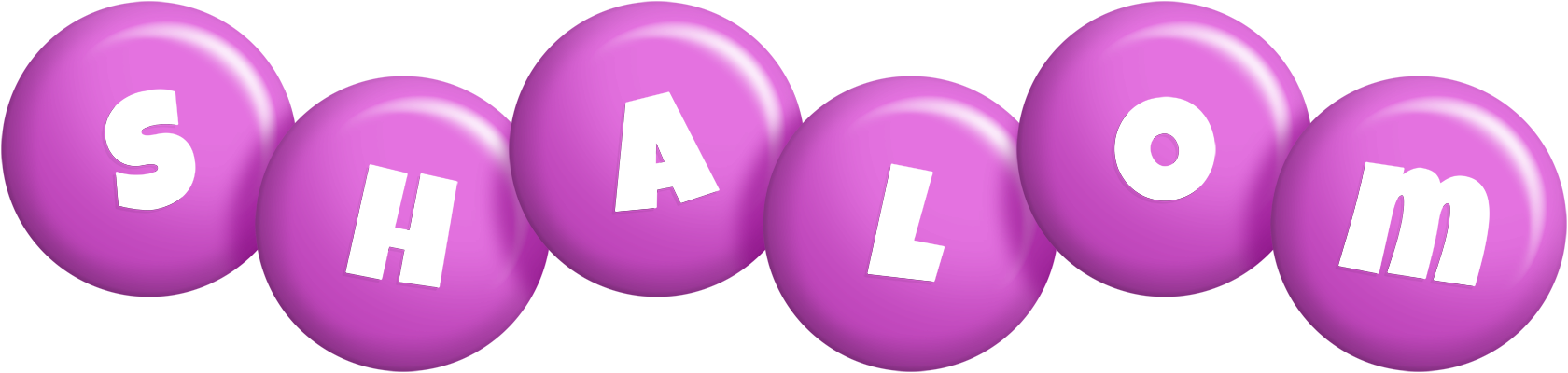 Shalom candy-purple logo