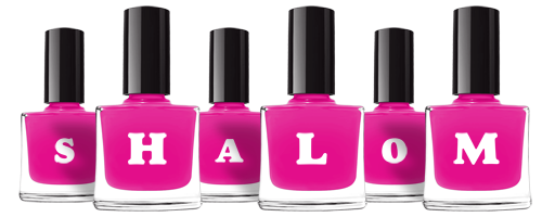 Shalom nails logo