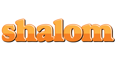 Shalom orange logo