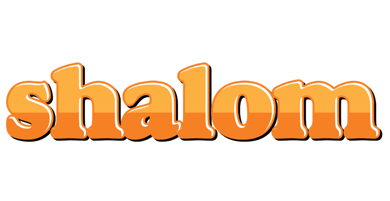 Shalom orange logo
