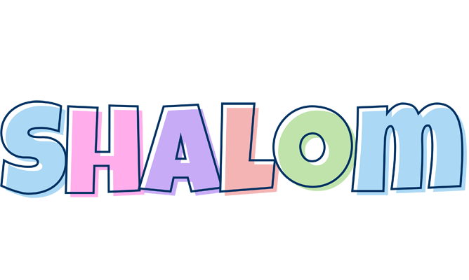 Shalom pastel logo