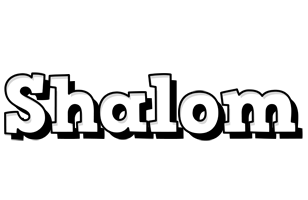 Shalom snowing logo