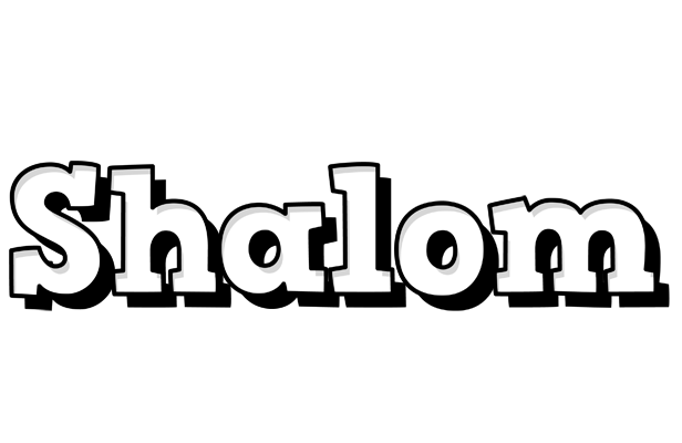 Shalom snowing logo
