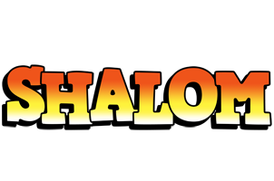 Shalom sunset logo