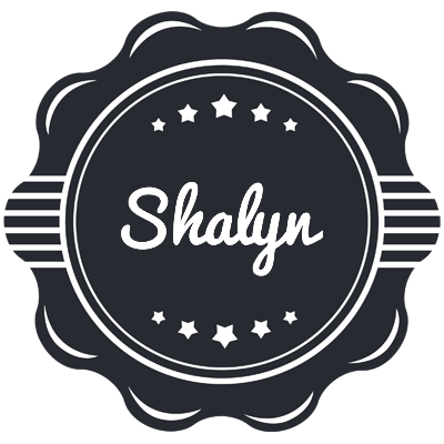 Shalyn badge logo