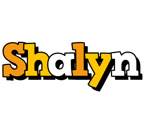 Shalyn cartoon logo