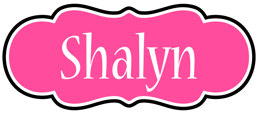 Shalyn invitation logo