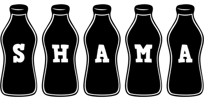 Shama bottle logo