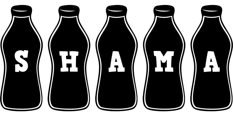Shama bottle logo