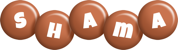 Shama candy-brown logo
