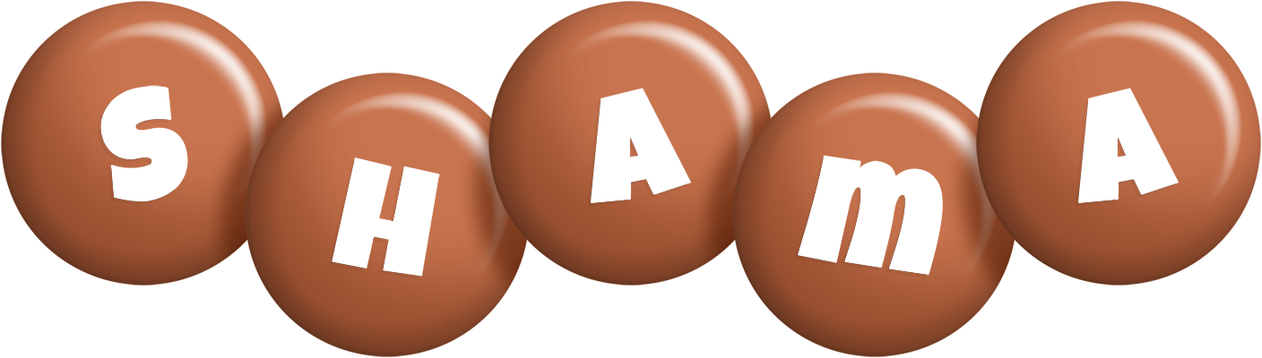 Shama candy-brown logo