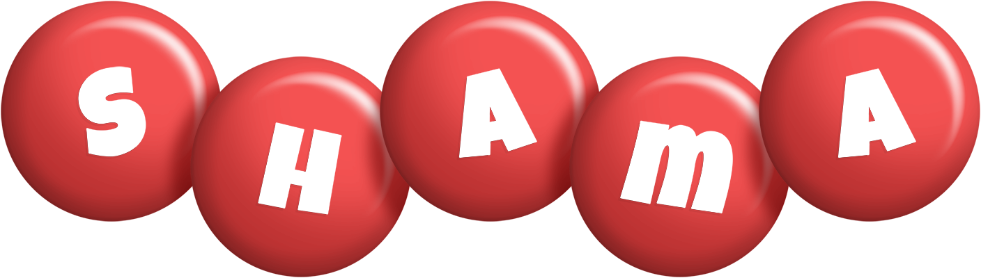 Shama candy-red logo