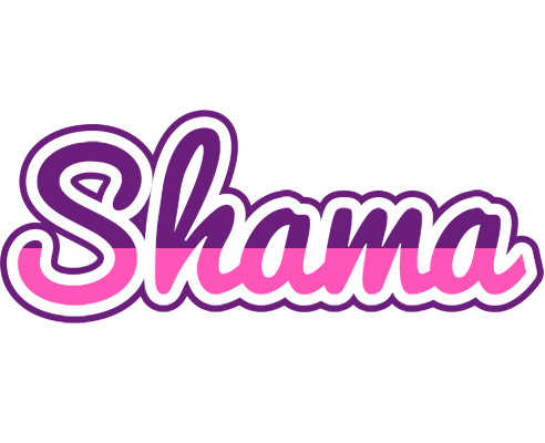 Shama cheerful logo