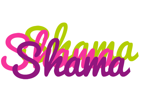 Shama flowers logo
