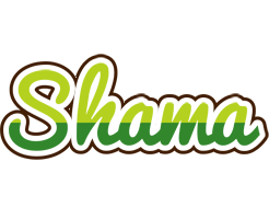 Shama golfing logo