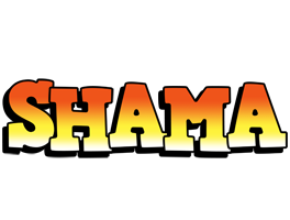 Shama sunset logo