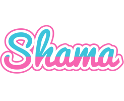 Shama woman logo