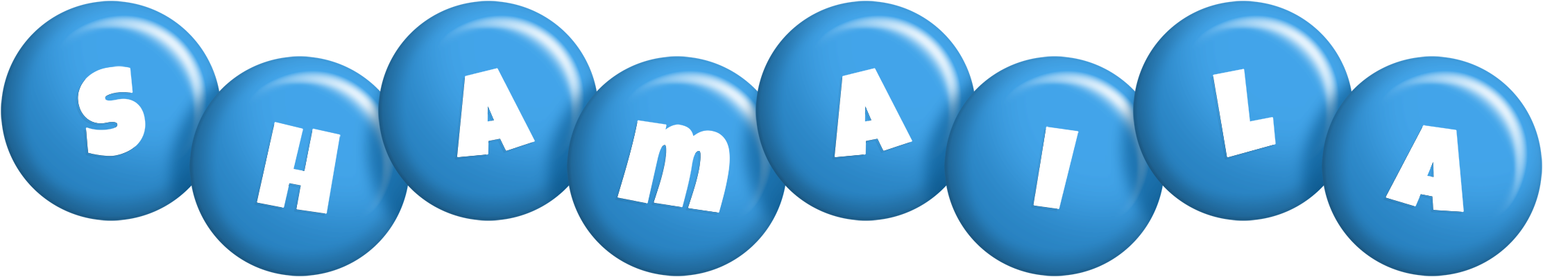 Shamaila candy-blue logo