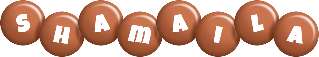 Shamaila candy-brown logo
