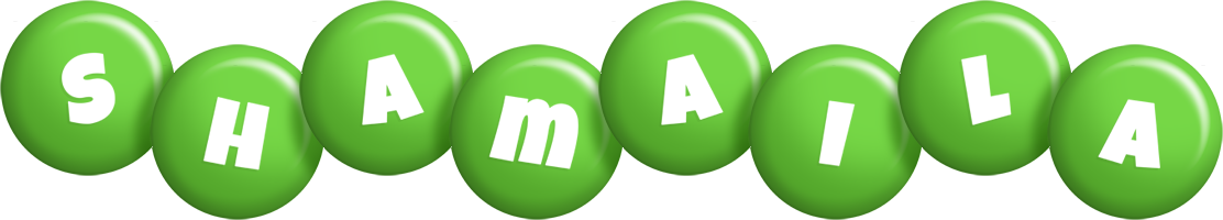 Shamaila candy-green logo