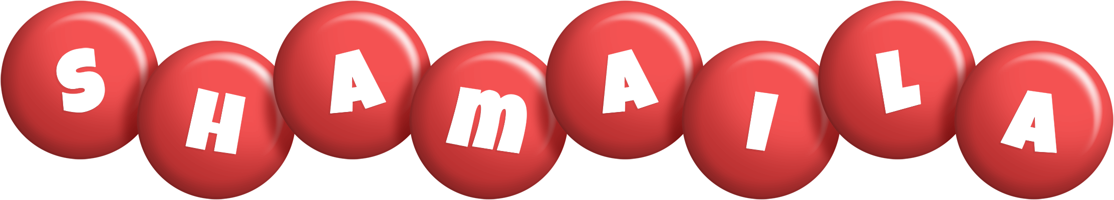 Shamaila candy-red logo