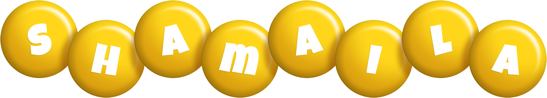 Shamaila candy-yellow logo