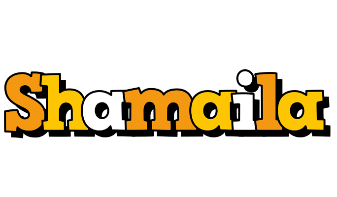 Shamaila cartoon logo