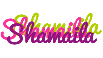 Shamaila flowers logo