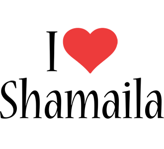 Shamaila i-love logo