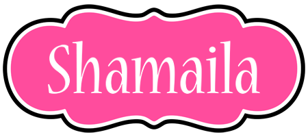 Shamaila invitation logo