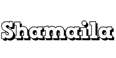 Shamaila snowing logo