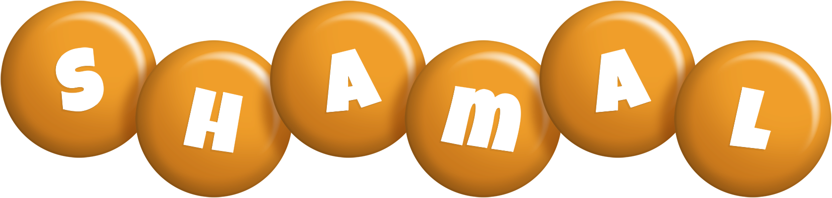 Shamal candy-orange logo