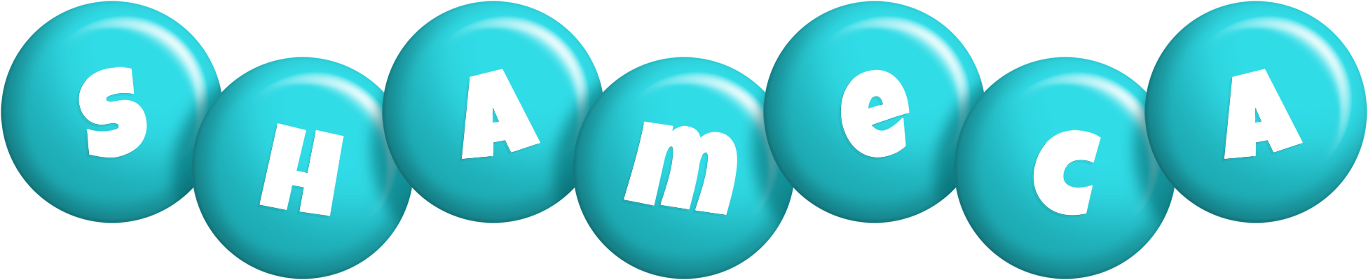 Shameca candy-azur logo
