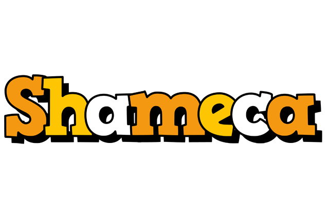 Shameca cartoon logo