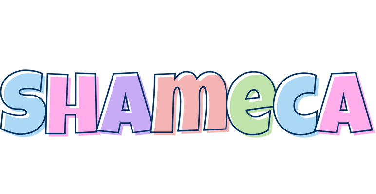 Shameca pastel logo