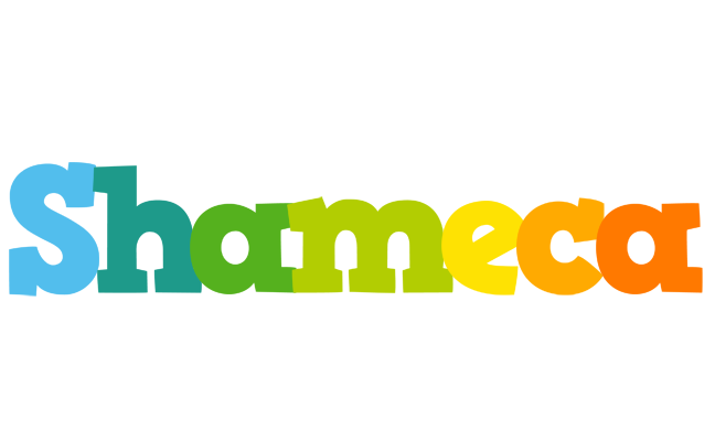 Shameca rainbows logo