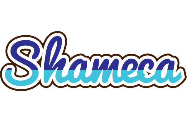 Shameca raining logo